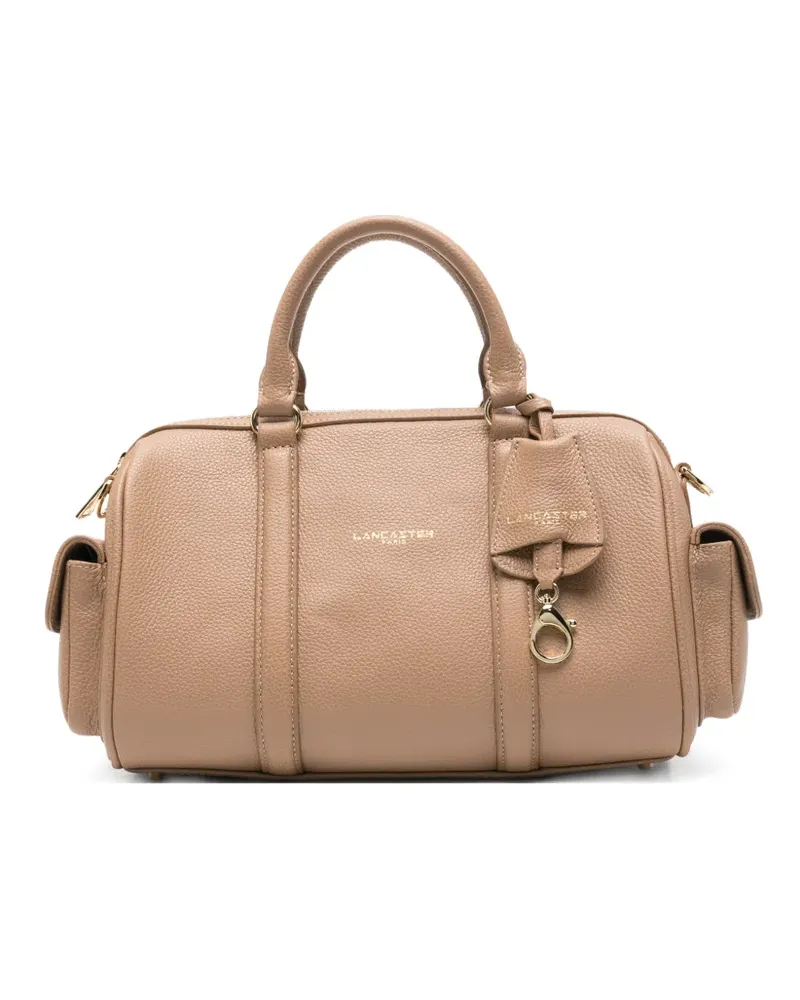 Lancaster Milano Ana grained leather tote bag - Nude Nude