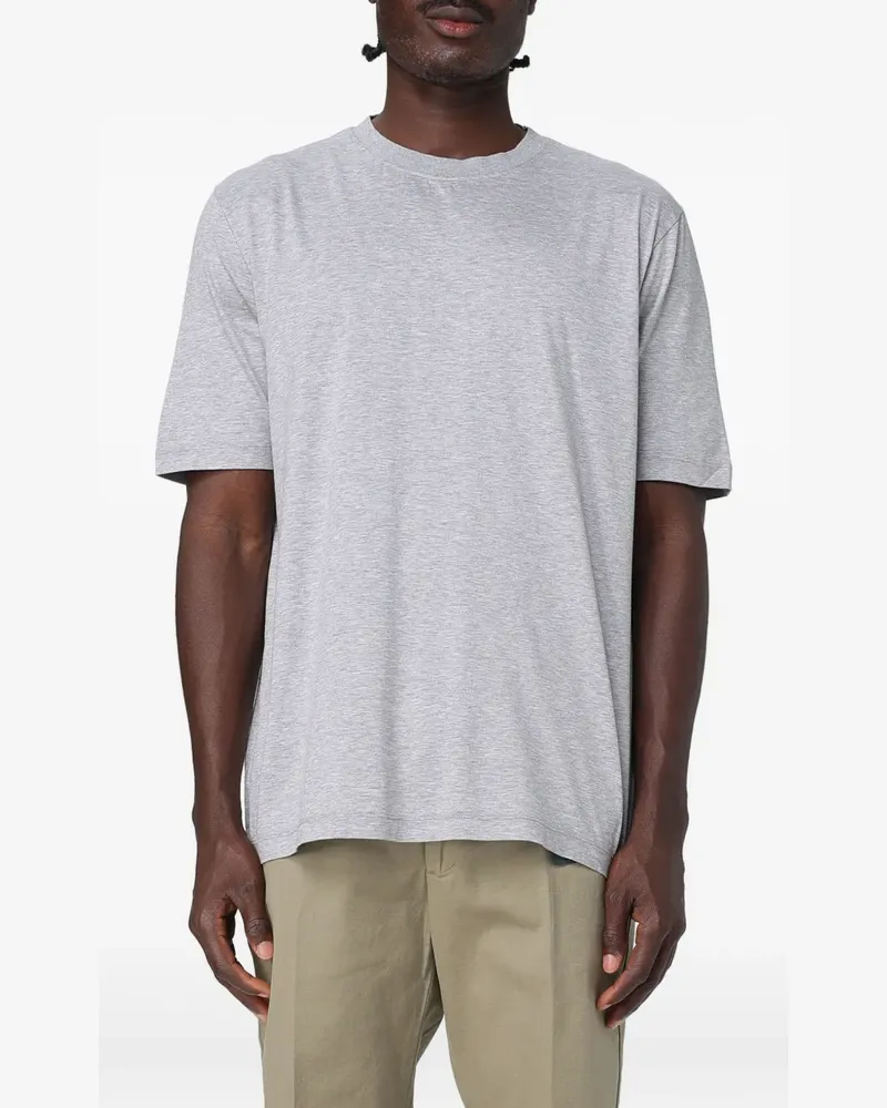 Zanone Klassisches T-Shirt - Grau Grau