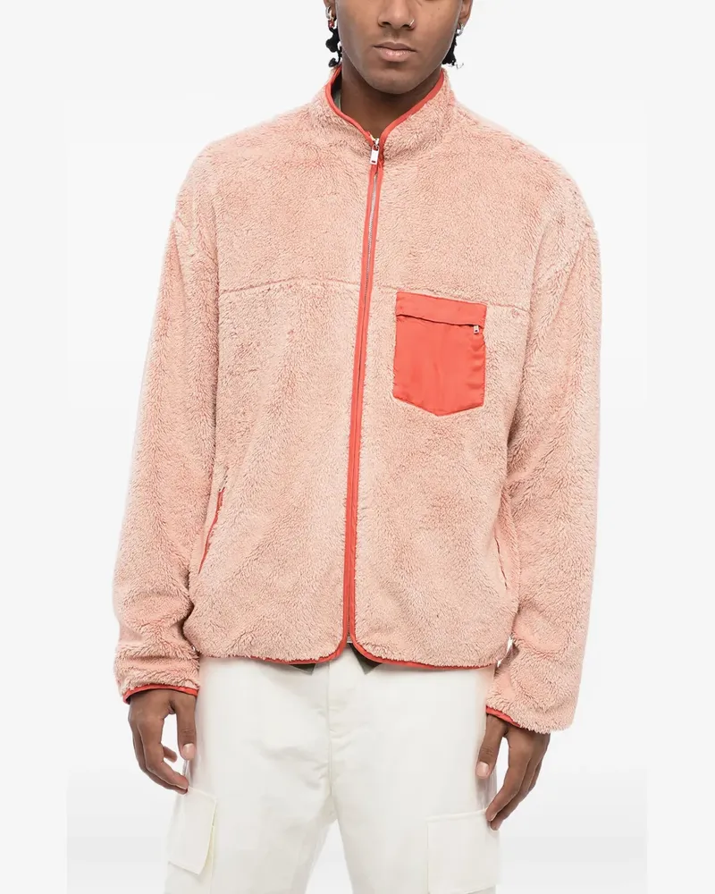 Jil Sander Fleece-Sweatshirt mit Stehkragen - Rosa Rosa