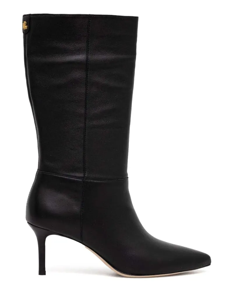 Ralph Lauren Leannah Stiefel 70mm - Schwarz Schwarz