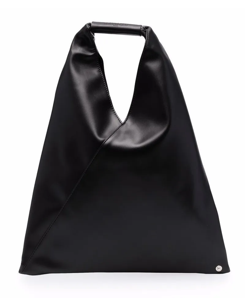 Maison Margiela Kleiner Classic Japanese Shopper - Schwarz Schwarz