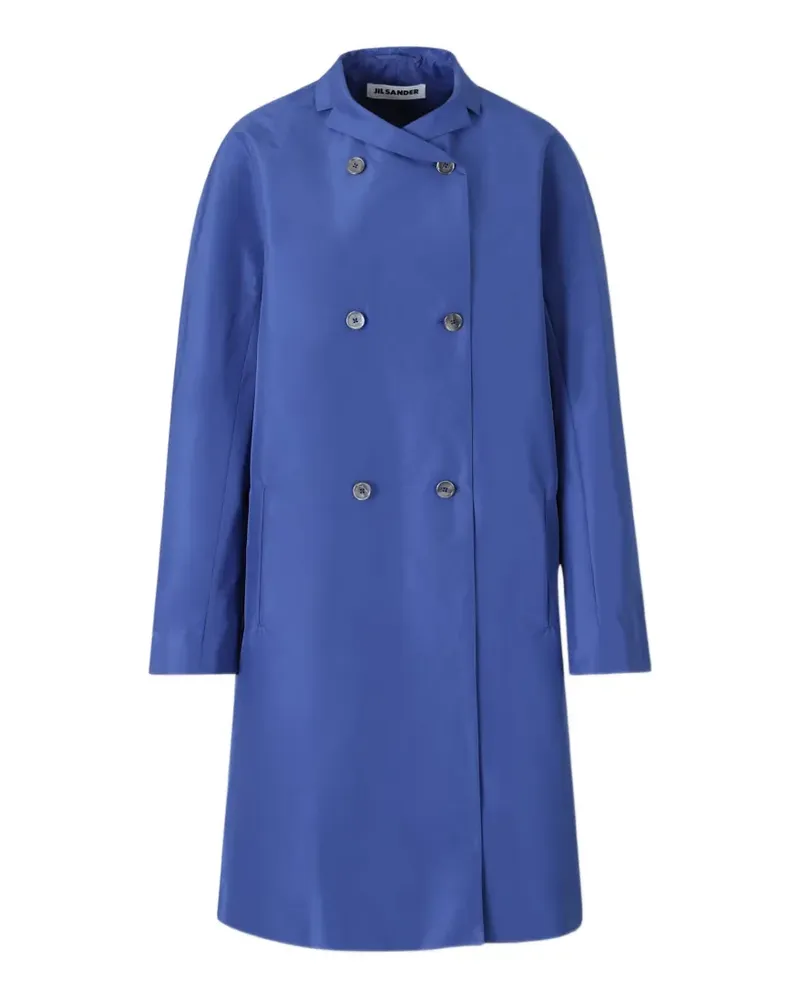 Jil Sander double-breasted coat - Blau Blau
