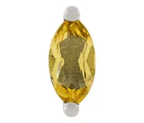 18kt Gelbgoldohrstecker mit Beryllium und Perle