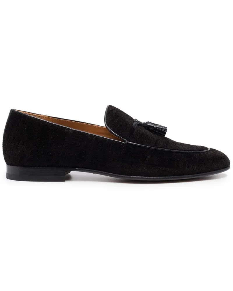 Tom Ford Loafer aus Wildleder mit Quasten - Schwarz Schwarz