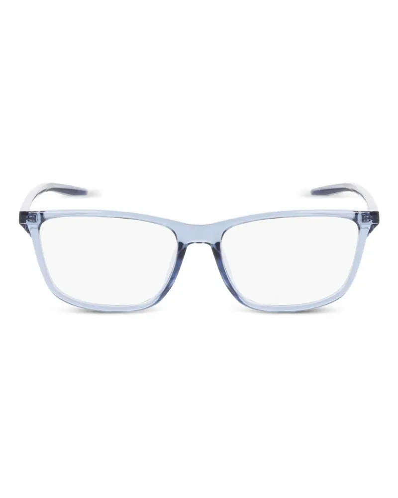 Nike Brille mit eckigem Gestell - Blau Blau