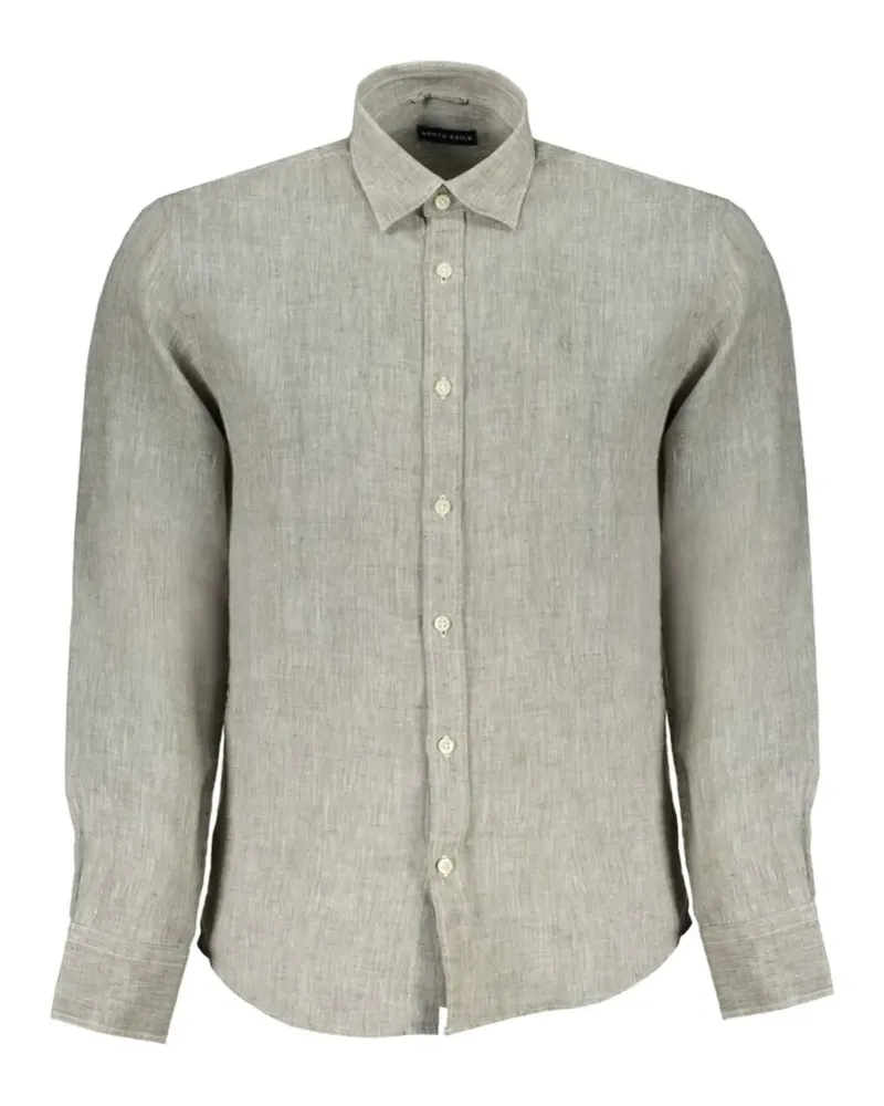 North Sails long-sleeved linen shirt - Grau Grau