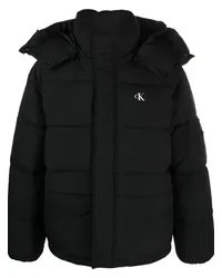 Calvin Klein Gefütterte Ess Jacke Schwarz