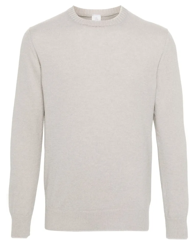 Eleventy Kaschmirpullover mit rundem Ausschnitt - Grün Grün