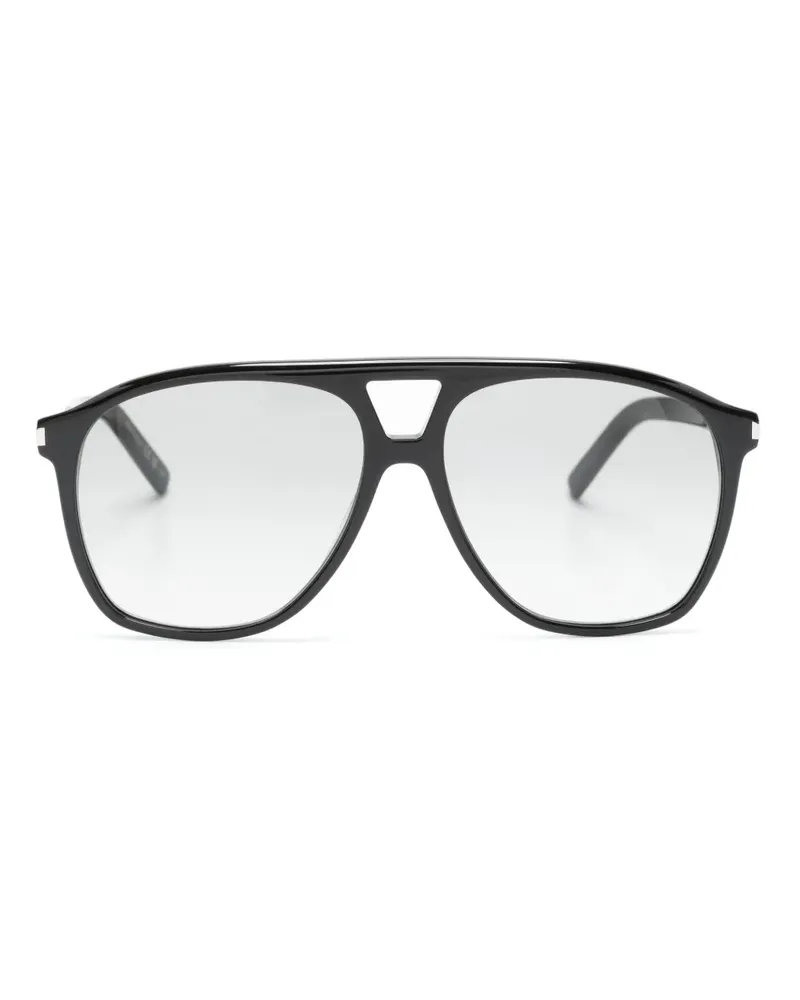 Saint Laurent Oversized-Sonnenbrille - Schwarz Schwarz