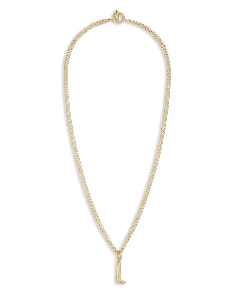 Roxanne Assoulin The Puffy Initial Halskette - Gold Gold