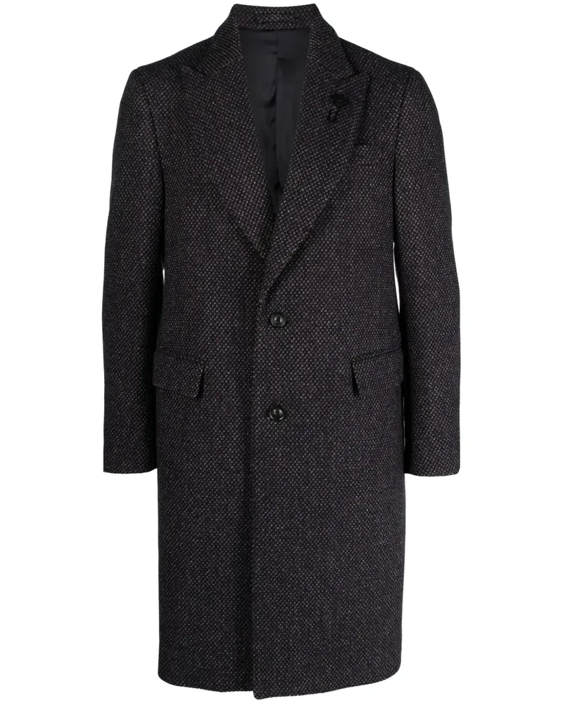 LARDINI Einreihiger Midimantel - Nude Nude