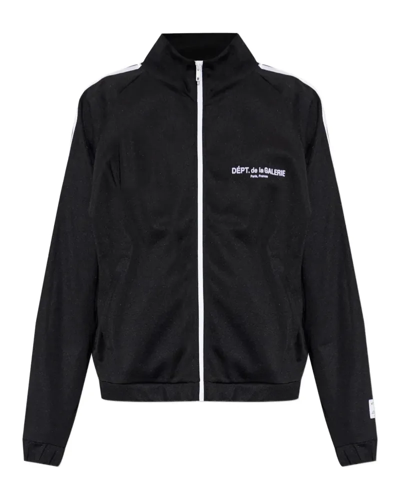 GALLERY DEPT. logo-print side-stripe jacket - Schwarz Schwarz
