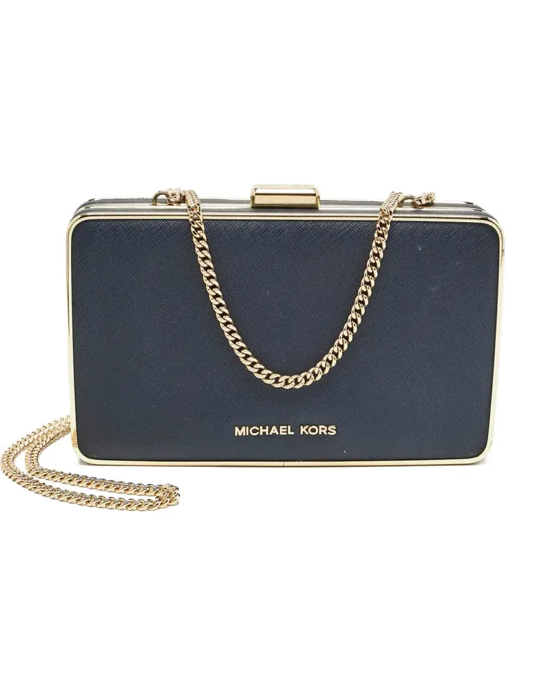 Michael Kors Elsie Box Chain Clutch - Blau Blau