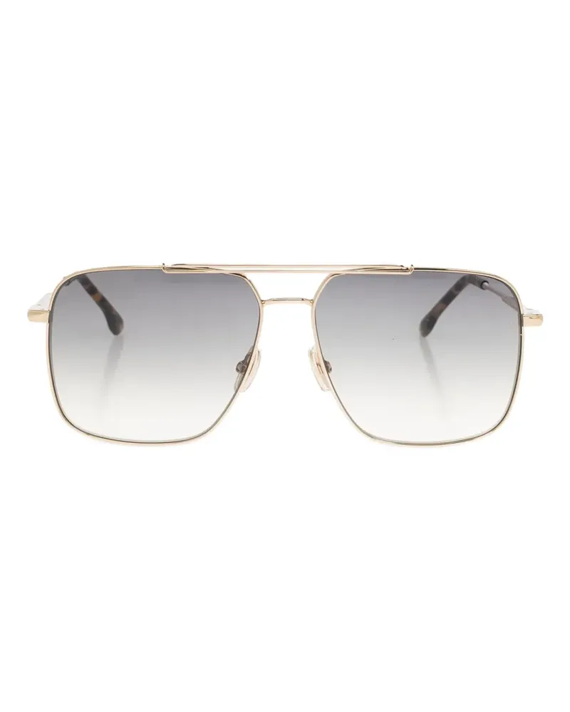 Victoria Beckham Sonnenbrille double-bridge sunglasses - Gold Gold