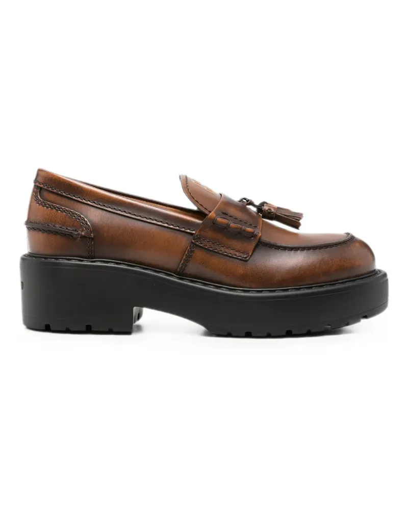 Miu Miu Loafer mit Quasten - Braun Braun