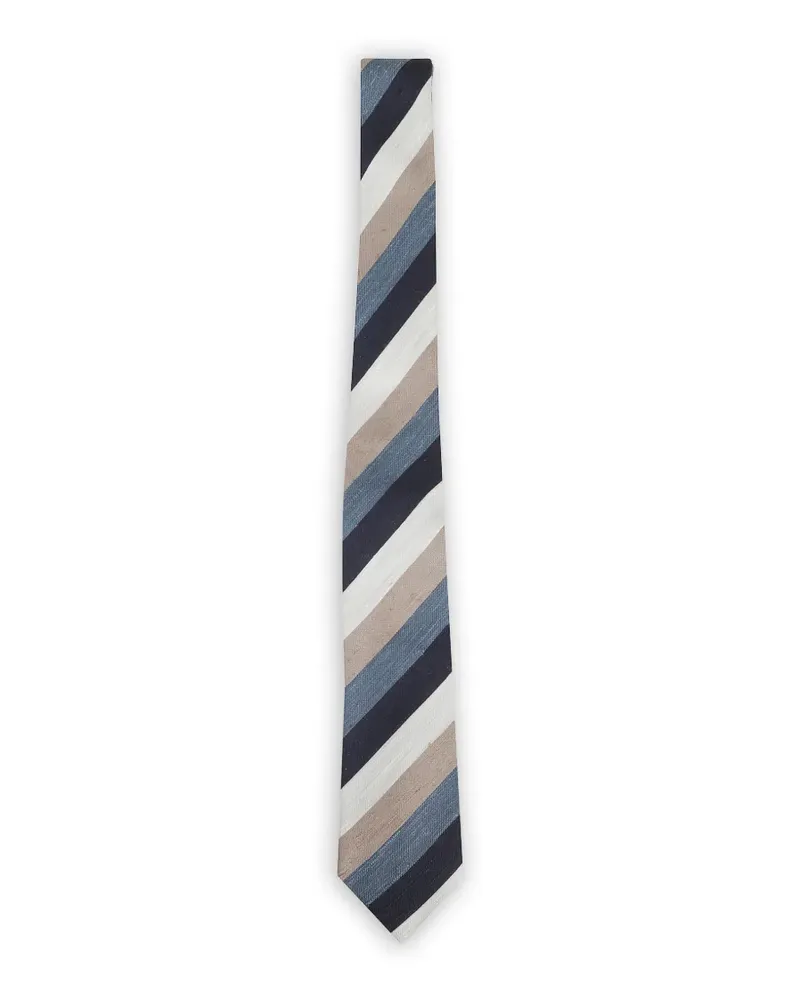 Tagliatore striped tie - Blau Blau