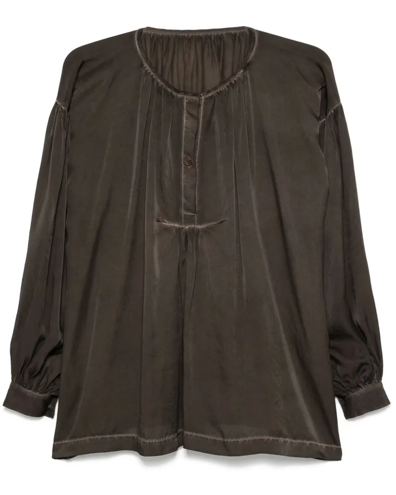Uma Wang Tillie Bluse - Braun Braun