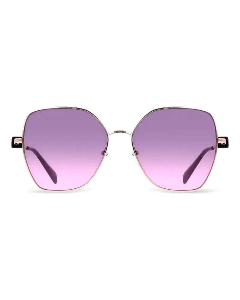 Liu Jo Sonnenbrille mit geometrischem Gestell - Gold Gold