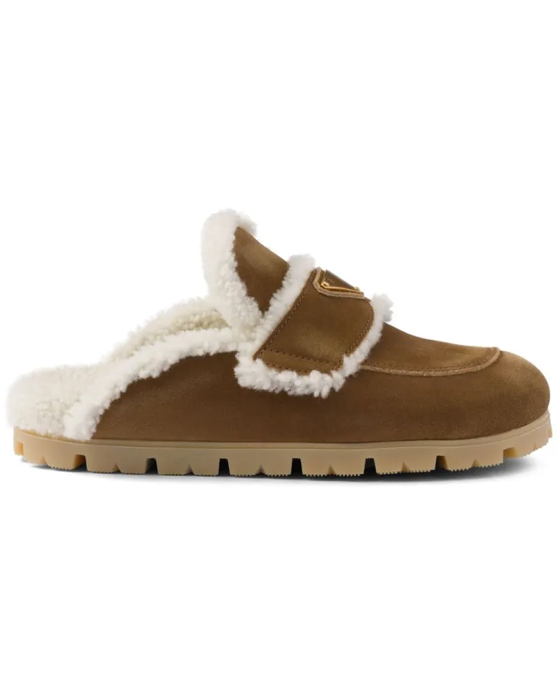 Prada Mules aus Wildleder - Braun Braun