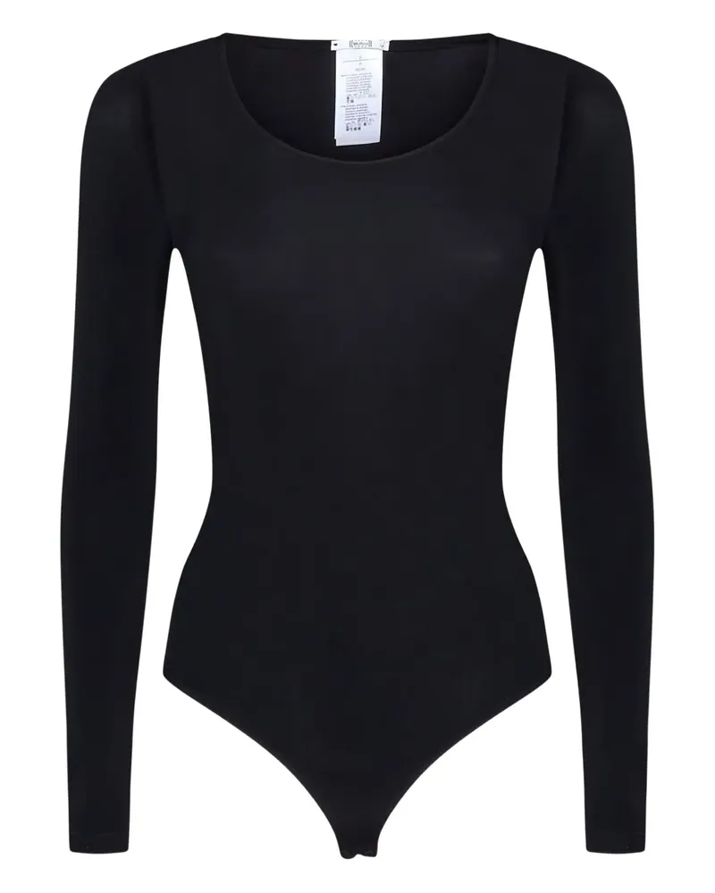 Wolford Langärmeliger Body - Schwarz Schwarz