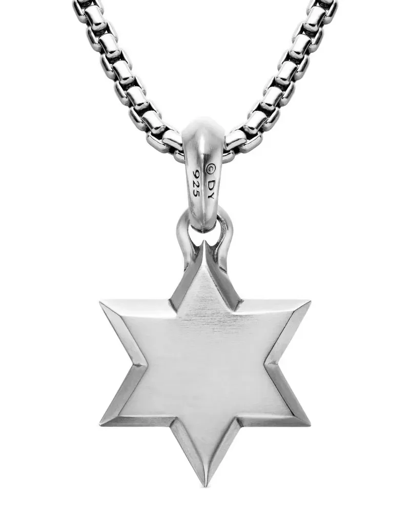 David Yurman Star of David Amulett aus Sterlingsilber Silber