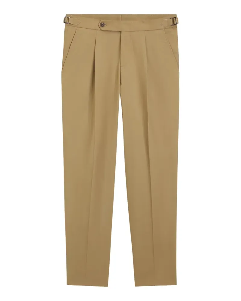 HUGO BOSS Tapered-Hose aus Baumwollstretch - Nude Nude