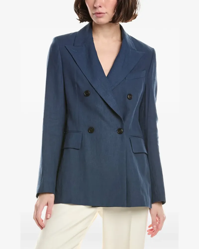 Eleventy Doppelreihiger Blazer - Blau Blau