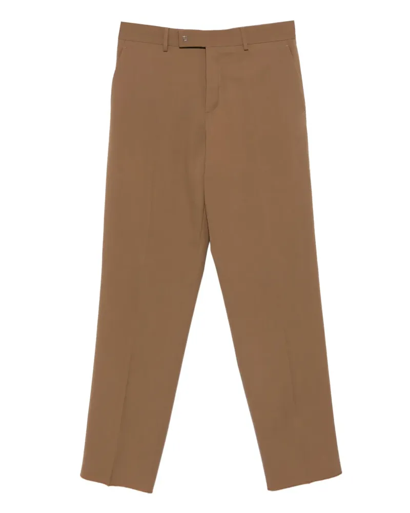 Fendi Hose mit geradem Bein - Braun Braun