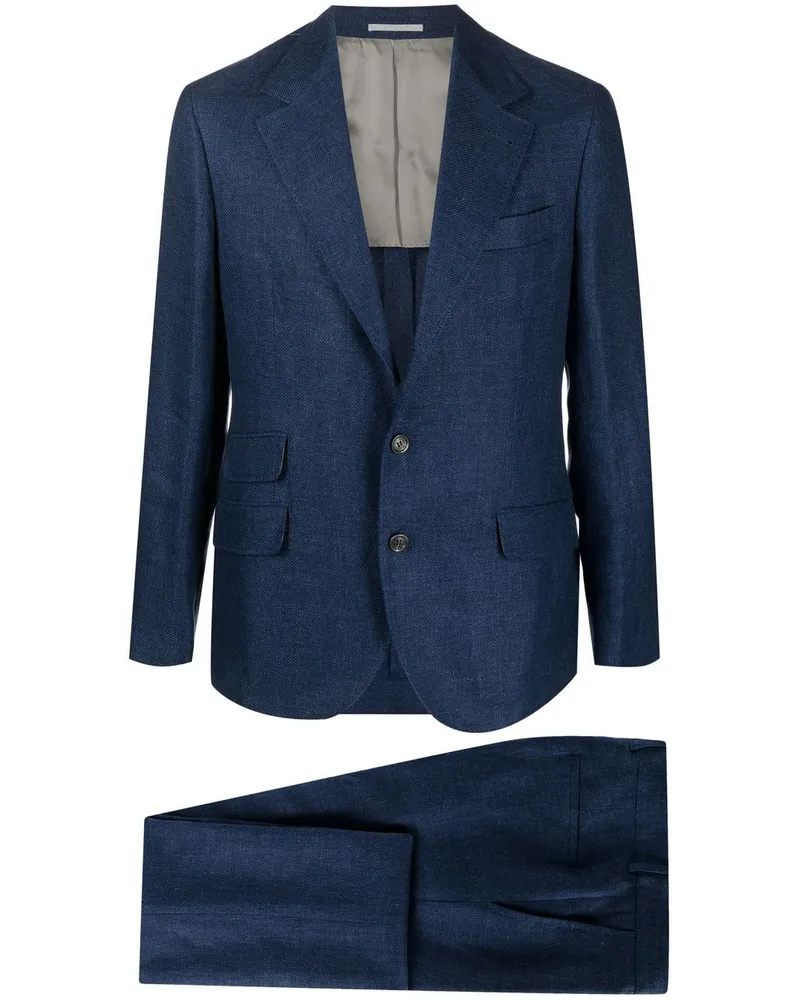 Brunello Cucinelli Zweiteiliger Anzug - Blau Blau