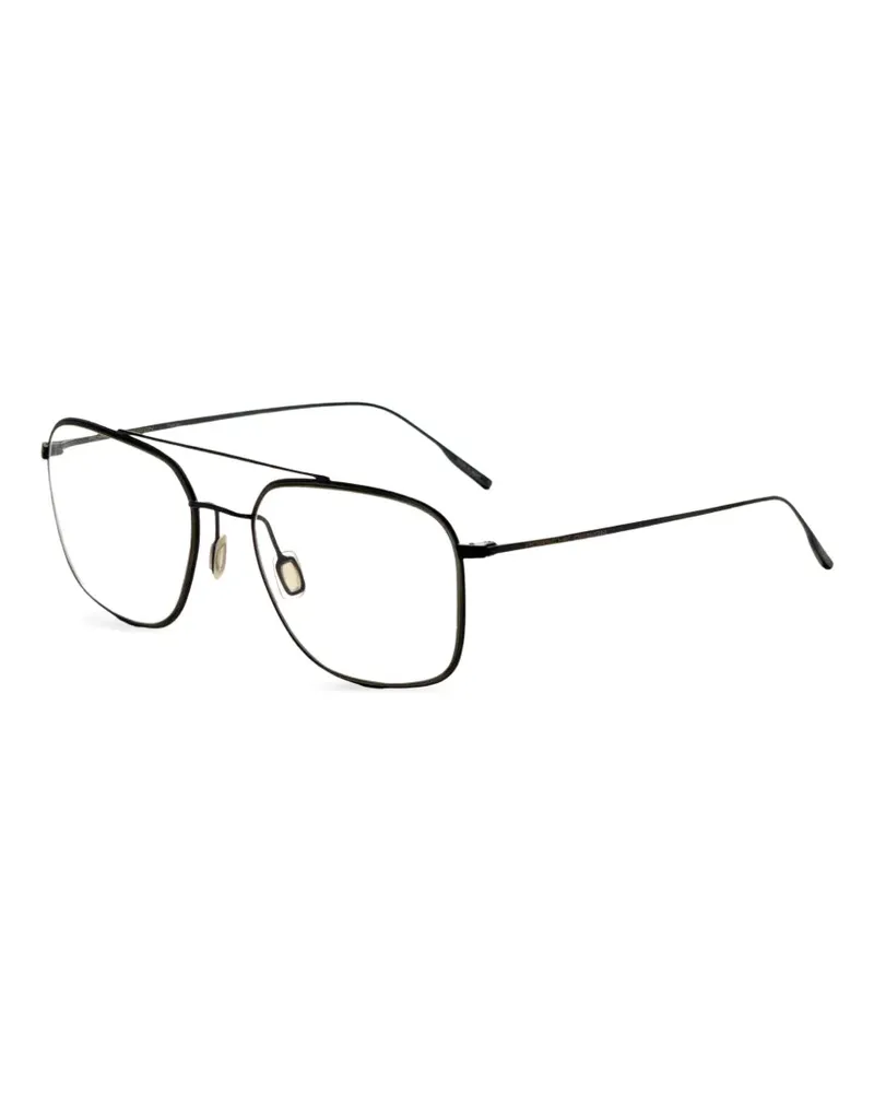 Porsche Design Geometrische Sonnenbrille mit Doppelsteg - Blau Blau