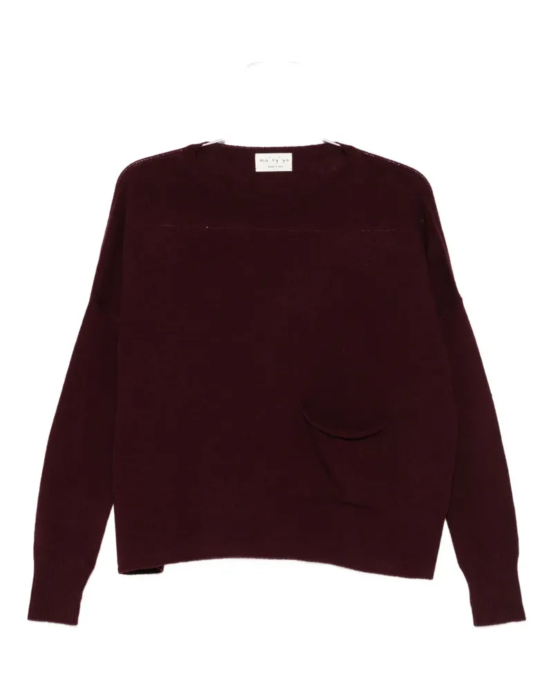 MA'RY'YA crew-neck sweater - Rot Rot