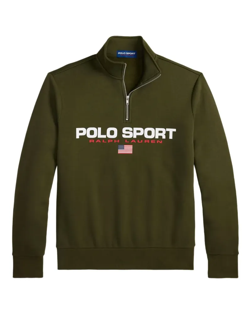 Ralph Lauren Fleece-Sweatshirt mit Logo-Print - Grün Grün