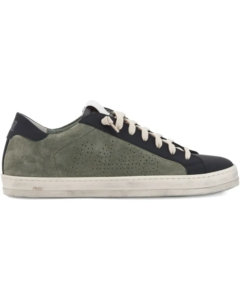 P448 Perforierte John Sneakers - Grün Grün