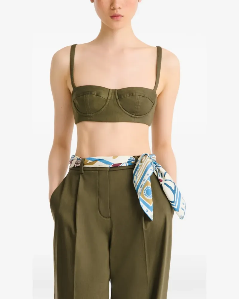 Longchamp Parisian Surf Club Schal - Blau Blau