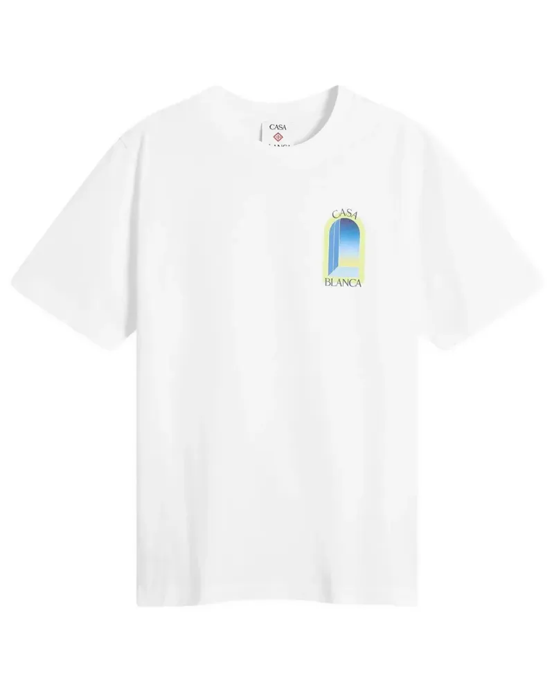 Casablanca Paris Arches T-Shirt mit grafischem Print - Weiß Weiß