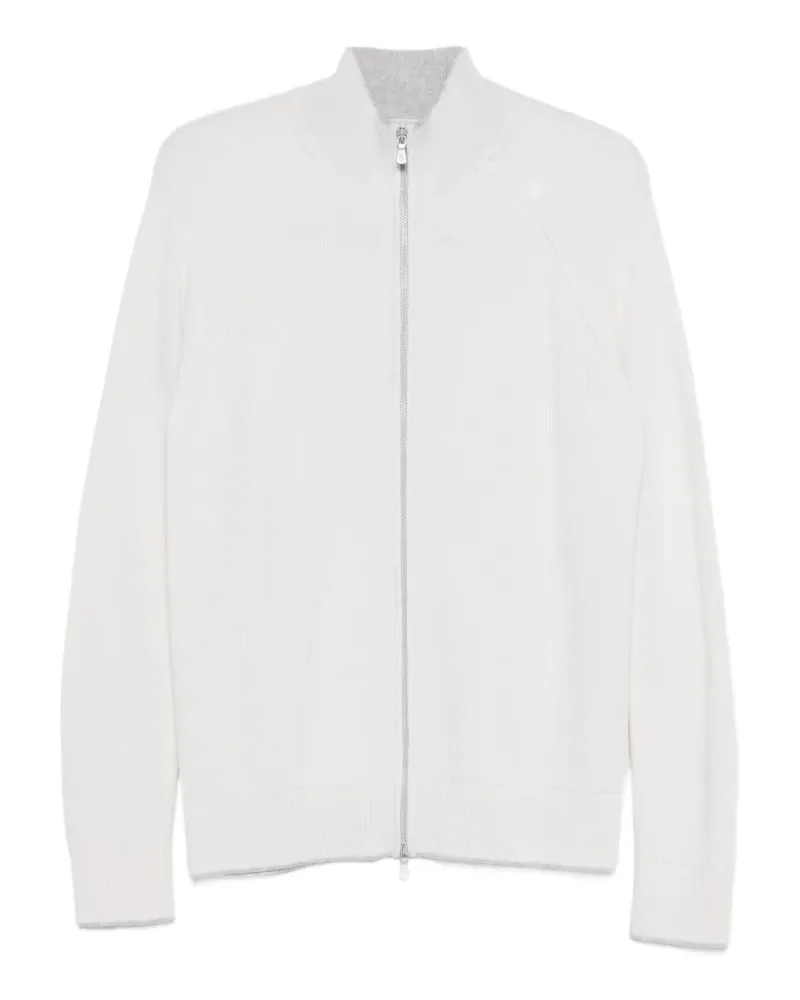 Eleventy Cardigan mit Reißverschluss - Nude Nude