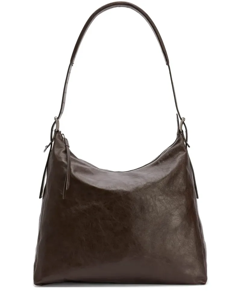 Christophe Lemaire Schultertasche mit Gürtel - Braun Braun