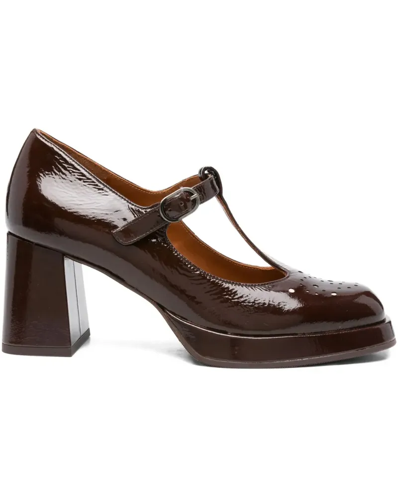 Chie Mihara Stiefel mit Kroko-Effekt 85mm - Braun Braun