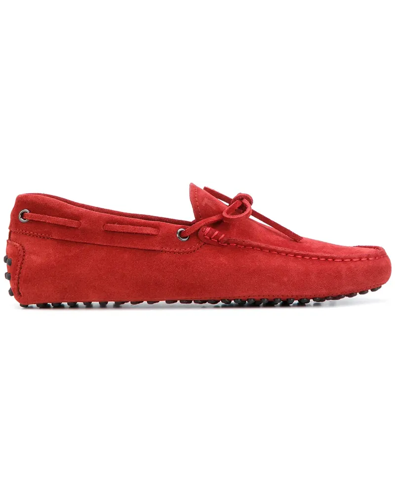 TOD'S Loafer mit Kordelzug - Rot Rot