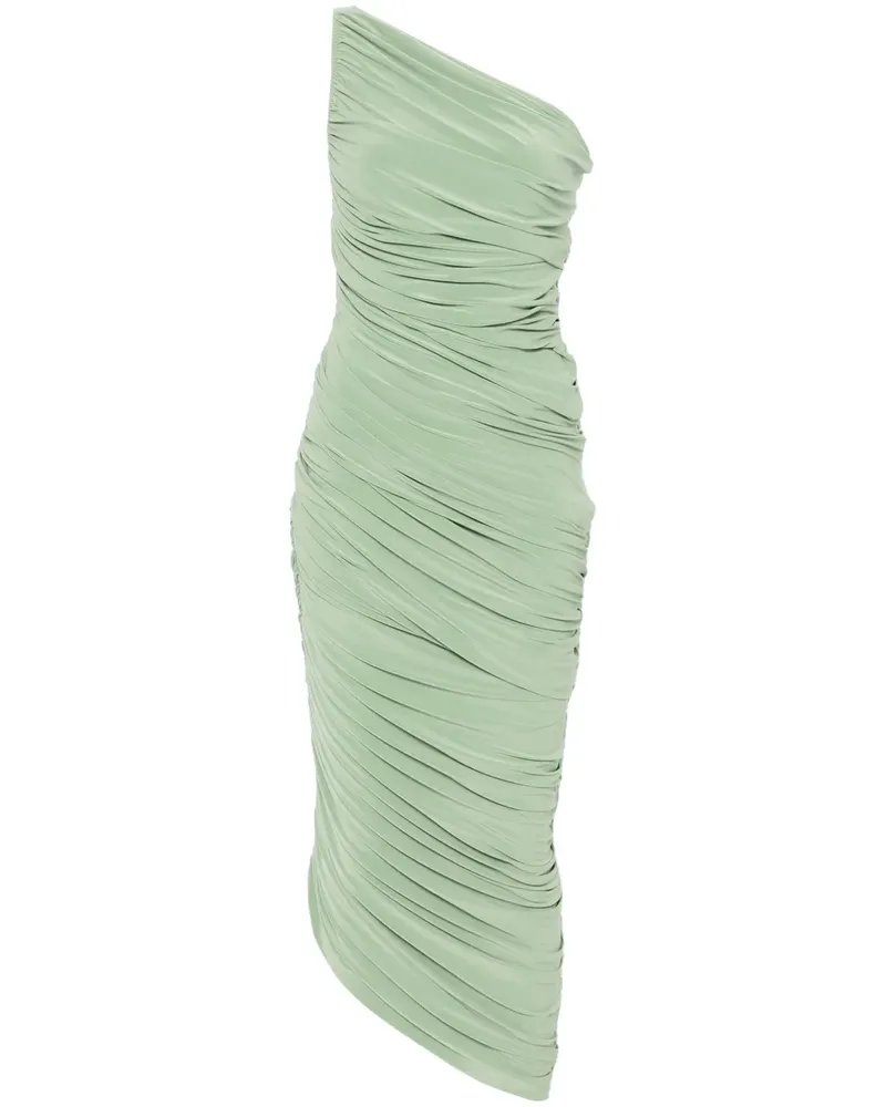 Norma Kamali Diana Maxikleid - Grün Grün