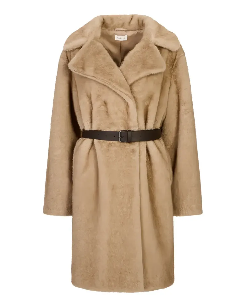 P.A.R.O.S.H. P.A.R.O H. Pulse Mantel aus Faux Fur - Nude Nude