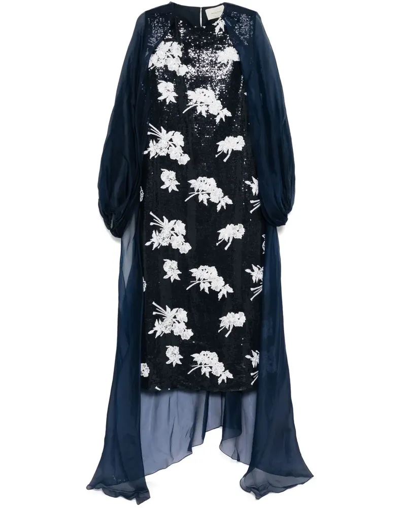 SHATHA ESSA Kleid mit Kristallverzierung - Schwarz Schwarz