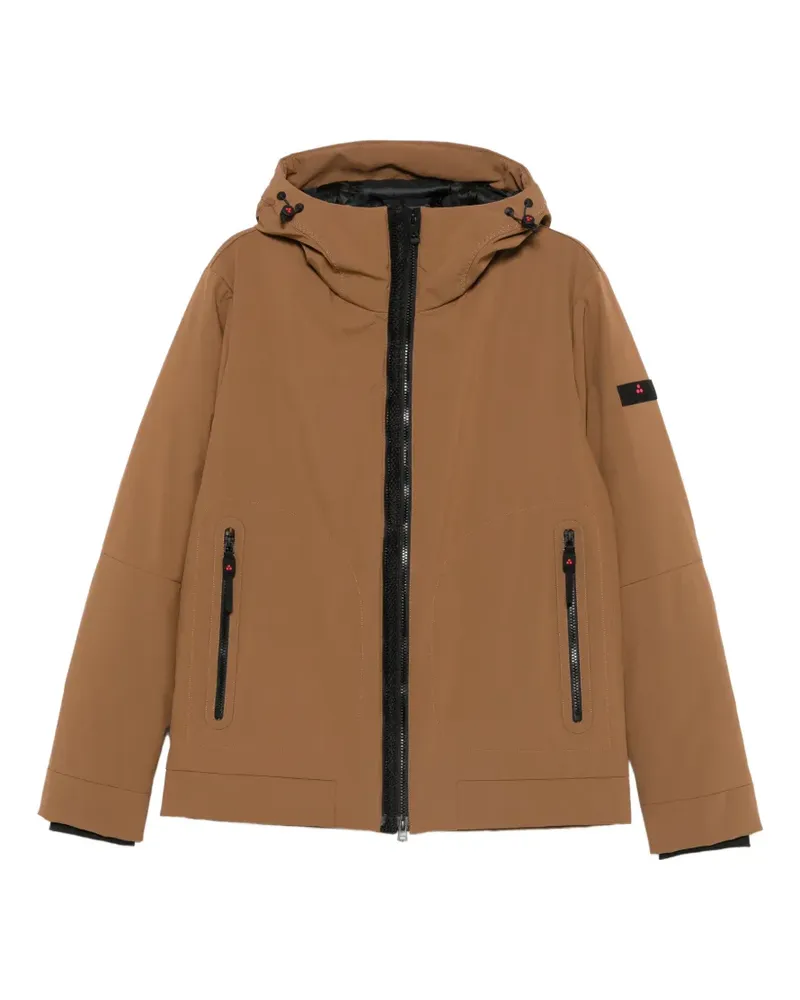 Peuterey Kapuzenjacke mit Reißverschluss - Braun Braun