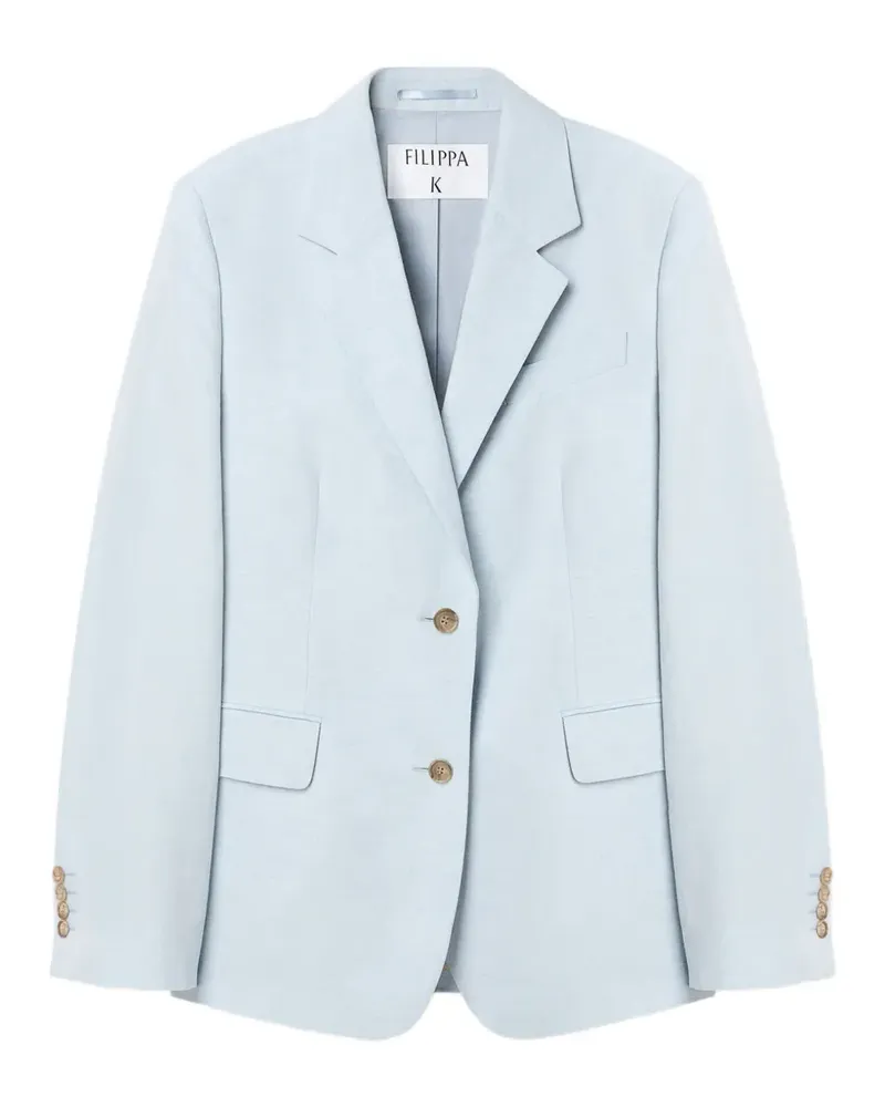 Filippa K Delilah Blazer mit fallendem Revers - Blau Blau