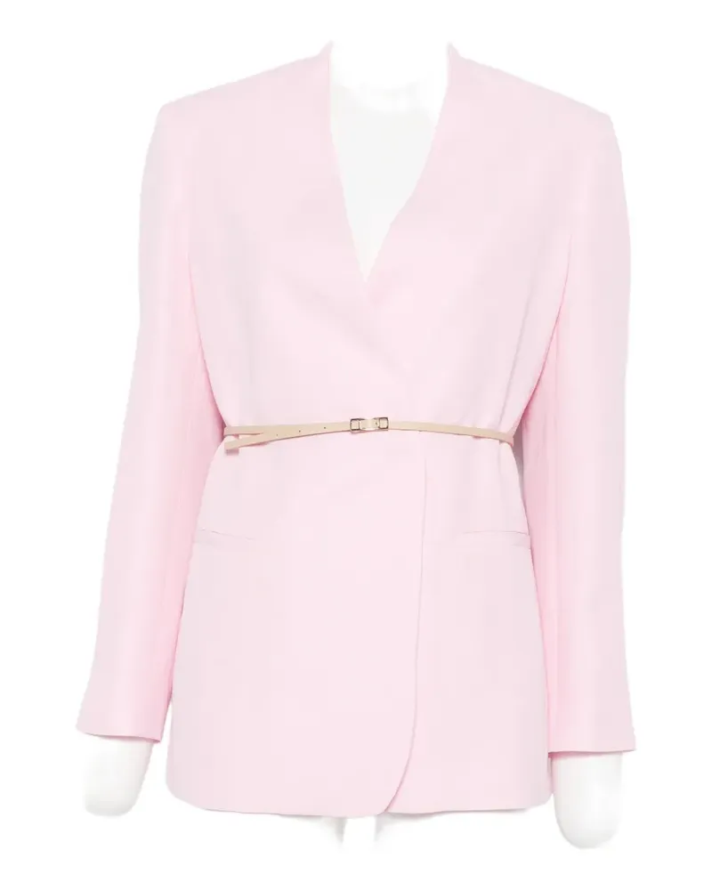 Fabiana Filippi belted wrap-style blazer - Rosa Rosa