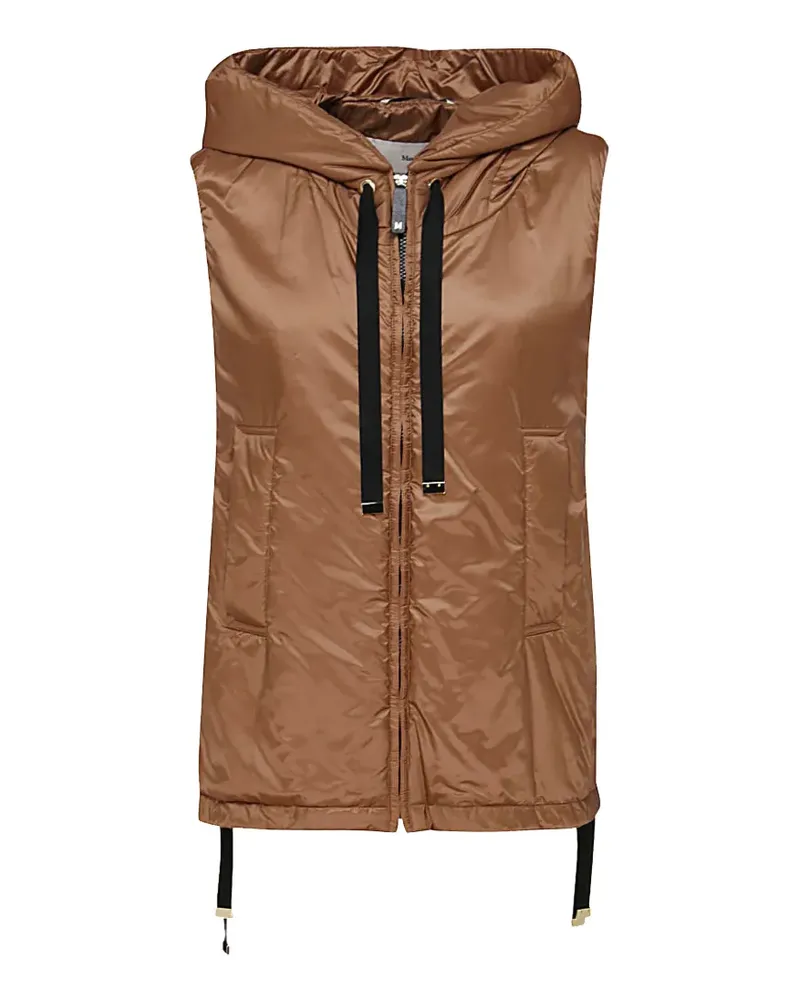 Max Mara The Cube hooded gilet - Braun Braun