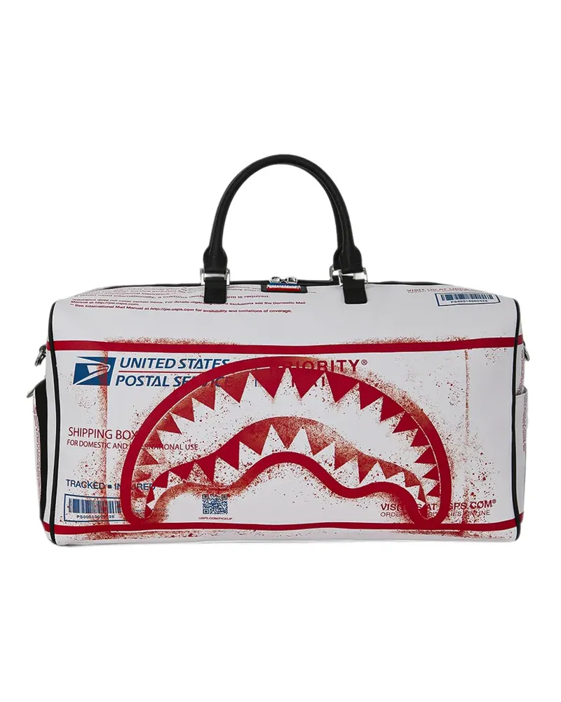 Sprayground USPS Shipping Box Reisetasche - Weiß Weiß