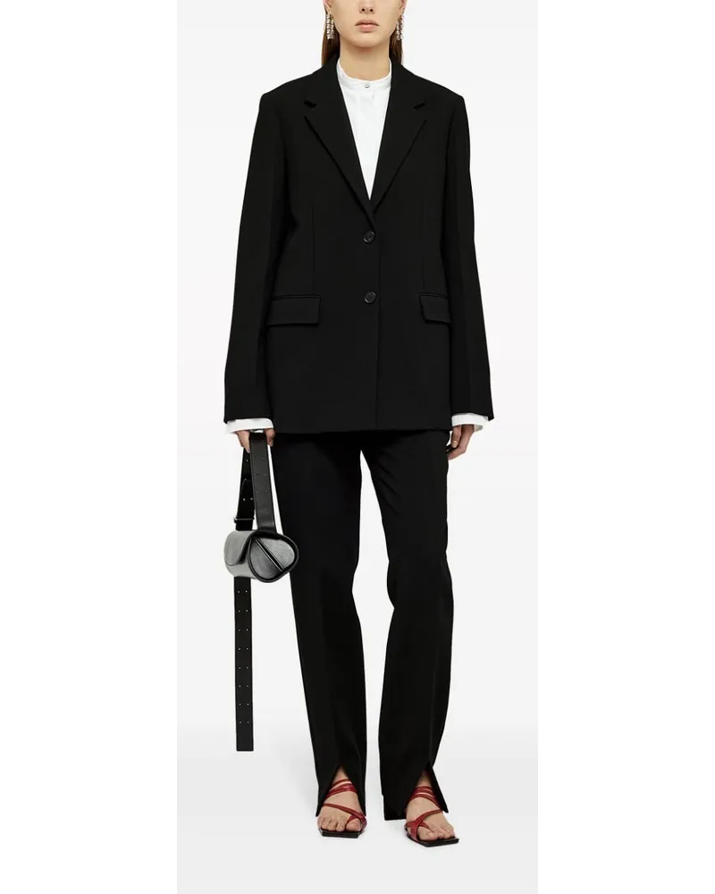 Jil Sander Einreihiger Blazer Schwarz