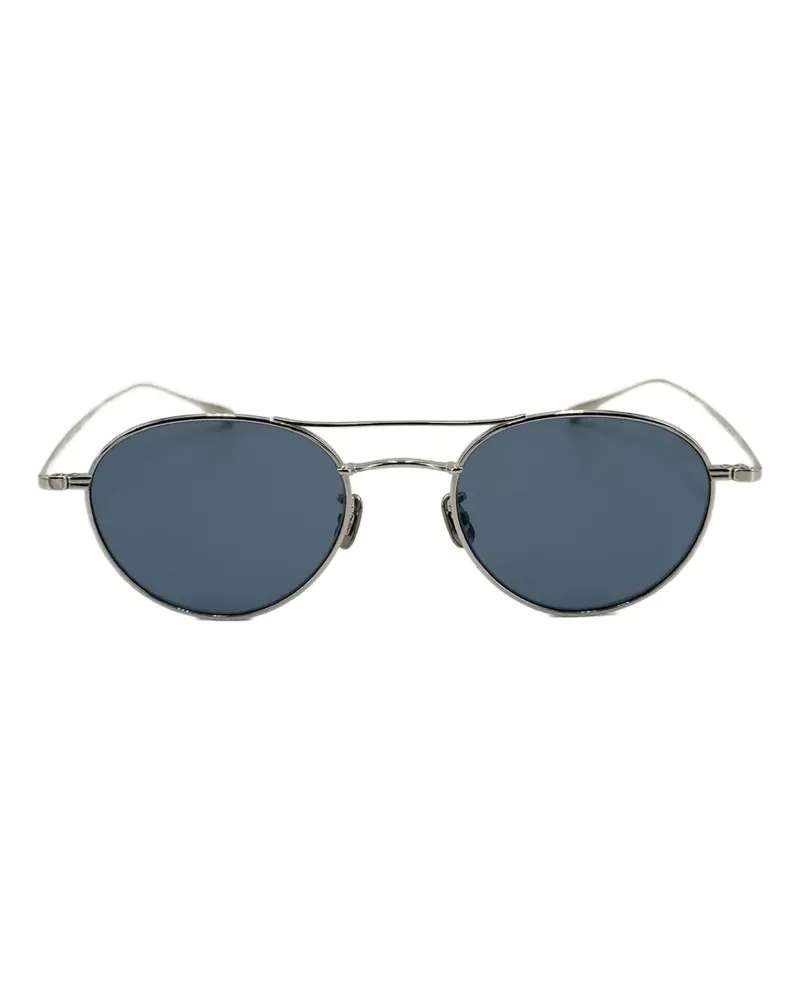 EYEVAN 7285 Sonnenbrille mit rundem Gestell - Silber Silber