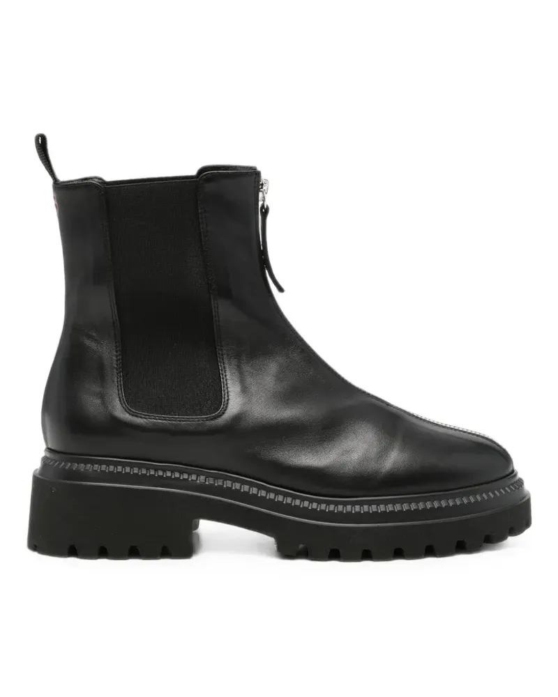 HALMANERA Rue28 front-zip ankle boots - Schwarz Schwarz